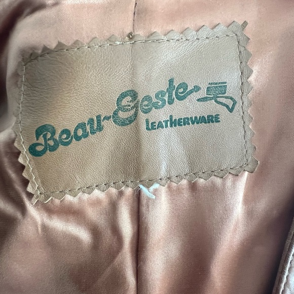 Brown Beau Geste Leather Vest M - Picture 5 of 5